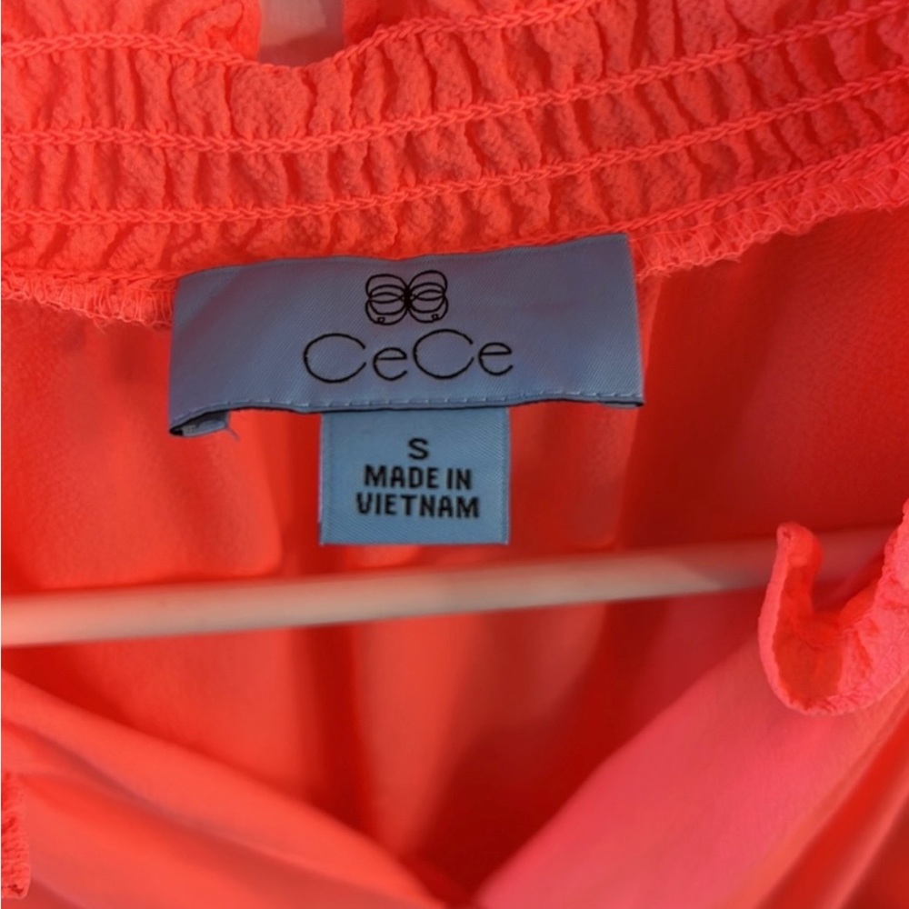 Cece Ruffle Neck Button Down Blouse - image 2